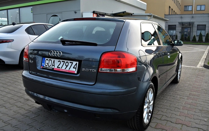Audi A3 cena 6900 przebieg: 330000, rok produkcji 2004 z Łęczna małe 56